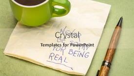  Presentation with personal development - Cool new slides with never-be-sorry-for-being backdrop and a lemonade colored foreground