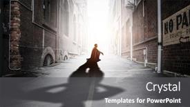  Presentation with faith - Cool new slides with never-give-up-with-faith backdrop and a gray colored foreground