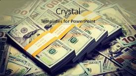  Presentation with vintage retro - Beautiful theme featuring new 100 us dollars 2013 backdrop and a mint green colored foreground