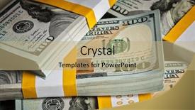  Presentation with creative - Amazing theme having new 100 us dollars backdrop and a coral colored foreground