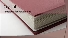  Presentation with holy quran old book - Colorful slide deck enhanced with new age religion - old book on a white backdrop and a  colored foreground