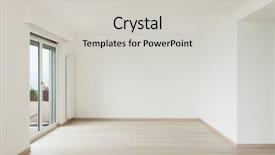  Presentation with apartment - Beautiful slide set featuring new apartment interior view room backdrop and a light gray colored foreground