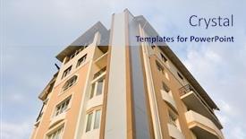  Presentation with apartments - Theme enhanced with new-apartments-block background and a sky blue colored foreground