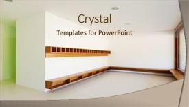  Presentation with elementary school - Beautiful theme featuring new architecture interior elementary school backdrop and a  colored foreground