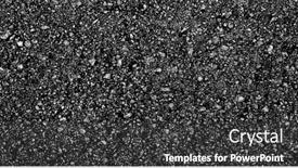  Presentation with asphalt - Presentation theme consisting of new-asphalt-abstract-texture-background background and a dark gray colored foreground