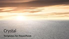  Presentation with asphalt road - Amazing slide deck having grainy - new asphalt road and sky backdrop and a light gray colored foreground