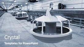  Presentation with poultry farm - Beautiful slides featuring new automated integrated poultry backdrop and a seafoam green colored foreground