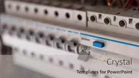  Presentation with high voltage - Slide set enhanced with new-automated-system-of-electric background and a light gray colored foreground