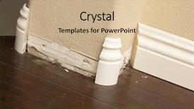  Presentation with flooring - Amazing PPT layouts having new baseboard and bull nose corners with laminate flooring abstract backdrop and a soft green colored foreground