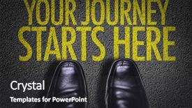  Presentation with team business top view - PPT layouts enhanced with new beginnings education - top view of business shoes background and a dark gray colored foreground