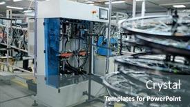  Presentation with bicycle - Cool new slide set with new-bicycle-wheels-on-professional backdrop and a gray colored foreground