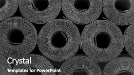  Presentation with bitumen - Beautiful slide deck featuring new black roofing felt backdrop and a dark gray colored foreground