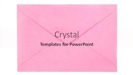  Presentation with pink white - Presentation design consisting of new-blank-open-pink-envelope background and a lemonade colored foreground