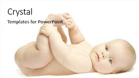  Presentation with baby - PPT layouts consisting of new born - baby background and a white colored foreground
