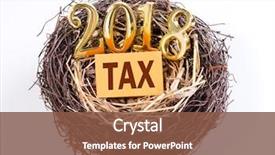  Presentation with new born - Presentation design with new born 2018 with tax background and a tawny brown colored foreground