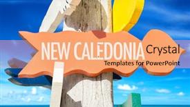  Presentation with new caledonia - Amazing presentation theme having new caledonia welcome sign backdrop and a coral colored foreground