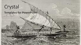  Presentation with france history - PPT layouts featuring new caledonian double piragua old background and a light gray colored foreground