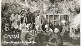  Presentation with mourning - Cool new slides with new caledonian natives family mourning backdrop and a gray colored foreground