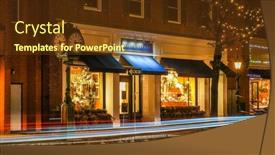  Presentation with street lights - Beautiful slides featuring new-canaan-ct-usa-december backdrop and a tawny brown colored foreground