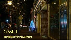  Presentation with avenue - Colorful presentation design enhanced with new-canaan-ct-usa-december backdrop and a wine colored foreground