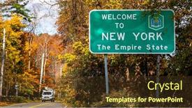  Presentation with new york state - Cool new theme with new-canaan-ct-usa-november backdrop and a tawny brown colored foreground
