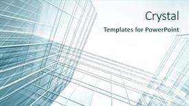  Presentation with architecture futuristic - Slide deck enhanced with new casino - panoramic and perspective wide angle background and a  colored foreground