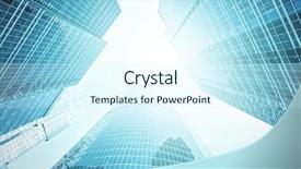  Presentation with highrise building - Amazing presentation theme having new casino - panoramic and perspective wide angle backdrop and a  colored foreground