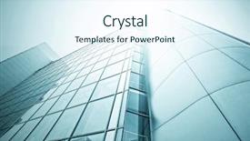  Presentation with highrise building - Beautiful slide set featuring new casino - panoramic and perspective wide angle backdrop and a  colored foreground