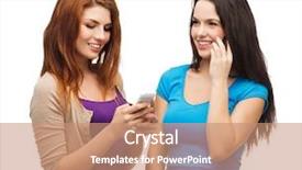  Presentation with friendship - Presentation theme having christmas cracker napkin on slate background and a wine colored foreground