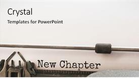  Presentation with chapter leaders for - Slides featuring new chapter against close-up background and a white colored foreground