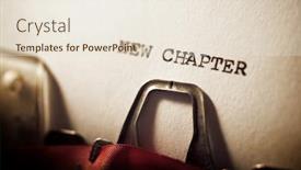  Presentation with writing the text human rights - Beautiful PPT layouts featuring new-chapter-text-written backdrop and a lemonade colored foreground