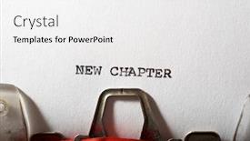  Presentation with writing the text human rights - Audience pleasing slide deck consisting of new-chapter-text-written backdrop and a white colored foreground