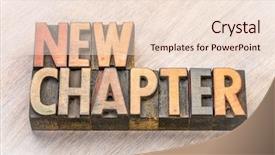  Presentation with wood - Cool new slide set with new chapter word abstract backdrop and a lemonade colored foreground