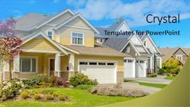  Presentation with luxury house - Cool new presentation design with new class - luxury house in vancouver canada backdrop and a light blue colored foreground