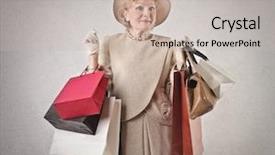  Presentation with clothing wooden clothes hanger object - Colorful presentation design enhanced with new clothes backdrop and a soft green colored foreground