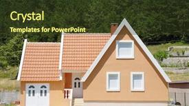  Presentation with amily a new born - Presentation theme consisting of new cottage in njegusi montenegro background and a  colored foreground