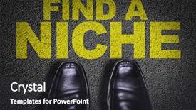  Presentation with shoes - Presentation design with new customers - top view of business shoes background and a dark gray colored foreground