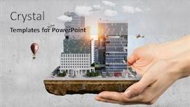  Presentation with development - Theme having new-development-project-mixed-media background and a light gray colored foreground