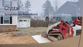  Presentation with repair - Beautiful theme featuring new driveway repair and construction backdrop and a light blue colored foreground