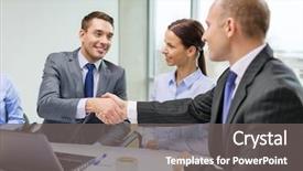  Presentation with business programming code abstract technology - Amazing PPT theme having new employees - business technology and office concept backdrop and a gray colored foreground