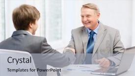  Presentation with iot agriculture technology concept man - PPT theme having new employees - business technology and office concept background and a light gray colored foreground