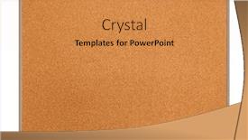  Presentation with cork - Cool new PPT layouts with new-empty-cork-board backdrop and a gold colored foreground