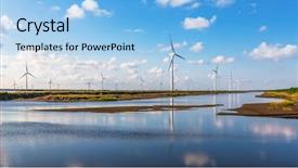  Presentation with new river valley virginia - Presentation featuring new energy aside the river background and a light blue colored foreground