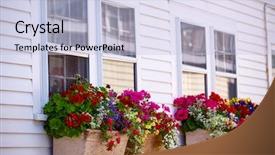  Presentation with cape cod - Theme with new england - cape cod provincetown in massachusetts background and a lemonade colored foreground