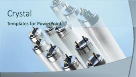  Presentation with light blue - Colorful PPT layouts enhanced with new fluorescent light tubes backdrop and a sky blue colored foreground