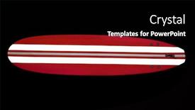  Presentation with foam - PPT theme enhanced with new-foam-surfboard-to-look background and a black colored foreground