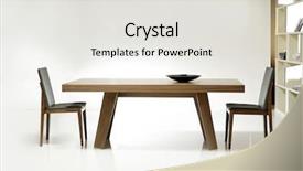  Presentation with furniture design - Slide deck having new furniture line modern design background and a light gray colored foreground