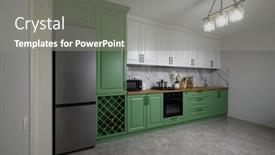  Presentation with renovation - Slide deck enhanced with new-green-modern-well-designed background and a gray colored foreground