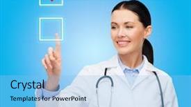  Presentation with healthcare technology - Audience pleasing slide set consisting of paraguay in red on political map with watery oceans 3d illustration backdrop and a lemonade colored foreground