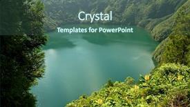  Presentation with heaven - Amazing presentation design having new heaven new earth - azores lake of sao goncalo backdrop and a ocean colored foreground